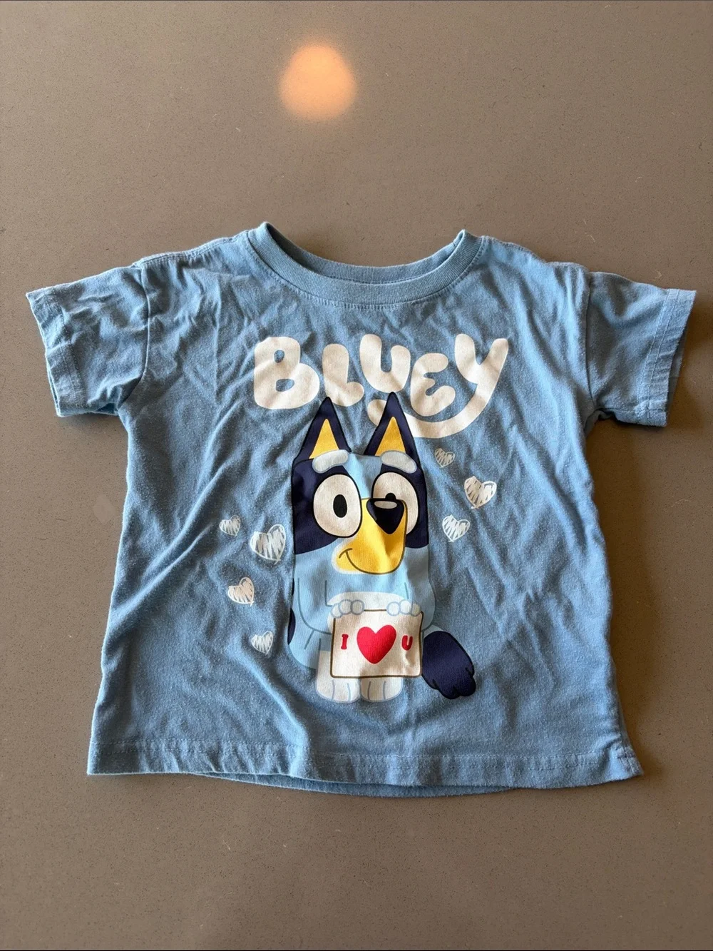 Bluey Light Blue Kids Graphic Tee